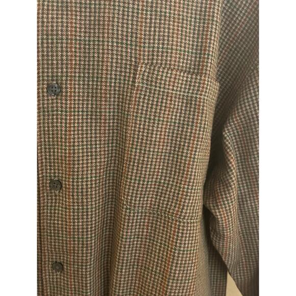 Firethorn Silver Herringbone Hunting Shooting Wool Shirt XXL - Picture 8 of 12